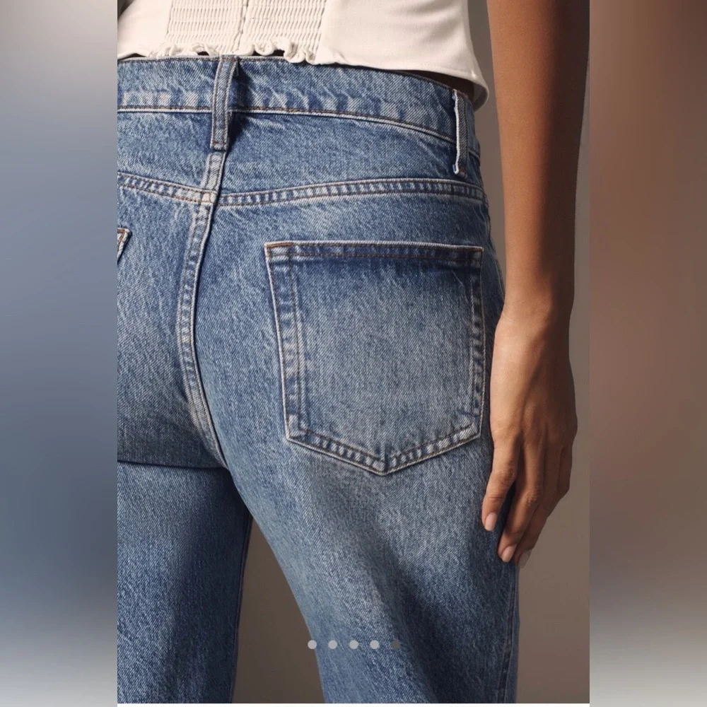 Reformation Val 90s Mid-Rise Straight-Leg Jeans NWT - Picture 5 of 9